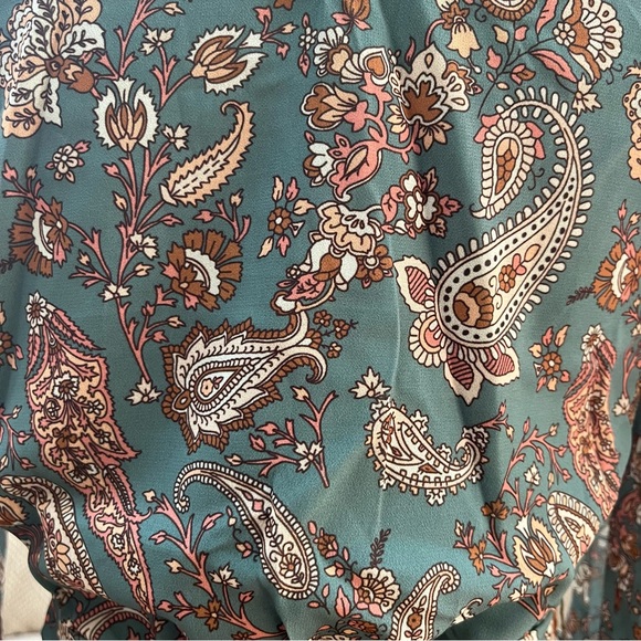 Flying Tomato Azure Floral Print Tiered Maxi Dress